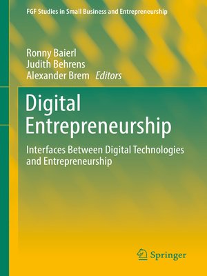 cover image of Digital Entrepreneurship